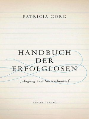 cover image of Handbuch der Erfolglosen